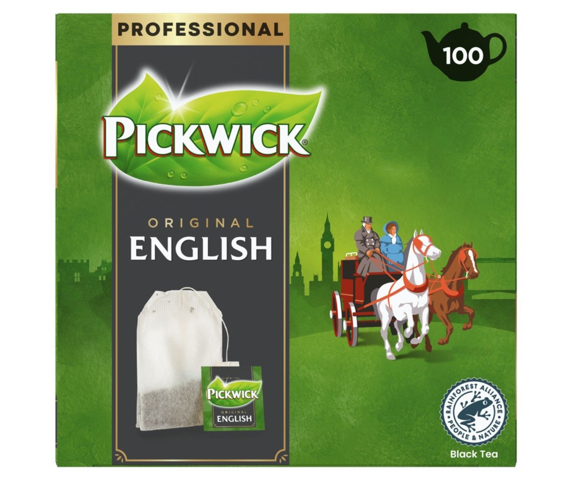 Pickwick Theezakjes Engels 100x4gr